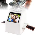 2.4 inç LCD Ekran Slayt Tarayıcı, 22MP Dijital Film Dönüştürücü, 35 mm, 126, 110, Süper 8 Film, Slaytlar, Negatifler JPEG