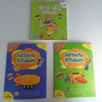 2-4 Yaş Beyin Geliştirici Etkinlik Kitap Seti (3 Kitap) - Feyyaz Ulaş (Ciltli)