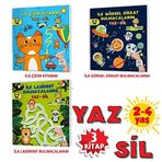 2-4 Yaş Evde Etkinlik Seti - Mucit Karınca Serisi YAZ-SİL Kitaplar 2. Seri