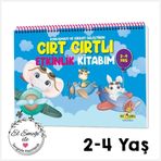 2-4 Yaş Konuşma ve Dikkati Geliştiren Cırt Cırtlı Etkinlik Kitabım Yükselen Zeka Yayınları