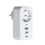2.4A Çıkışlı 2xUSB 1xType-C Tekli Priz Ftr-17
