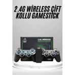 2.4G Uyumlu Kablosuz Çift Kol Atari Retro 20000 Oyun Game Stick Mir37695680