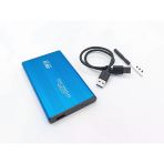 2.5-İnch Hard Disk (Hdd) Kutusu - Usb 3.0 Sata 4.8 Gbps - Alüminyum - Mavi