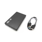 2.5-İnch Hard Disk (Hdd) Kutusu - Usb 3.0 Sata 4.8 Gbps - Plastik - Siyah