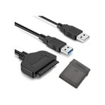 2.5" Usb 3.0 To Sata Hdd Ssd Dönüştürücü Adaptör Kablosu + Koruma Kutusu