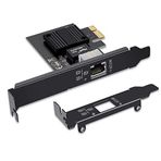 2.5GBase-T PCI Express Gigabit Ağ Kartı, Oyun, Yayın Akışı için, 2.5G/1G/100Mbps PCIe Ethernet Ağ Adaptörü RJ45 LAN Denetleyicisi, PC için, Windows 10/11, Standart ve Düşük Profilli Braketler