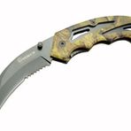 2-6 Karambit Outdoor Çakı 19 Cm - Plastik Kamuflaj Saplı