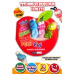 2 - 6 Yaş Eğitici Kuklalı Çocuk Kitabı - Titi Nini Ve Bubu'Nun Yeni Evi -Renkli Karton Masal -14 Say