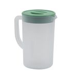 2.7L buzlu çay su ısıtıcısı, sıcak ve soğuk içecekler sürahi, şık tasarım, dökmek ve soğutmak kolay, filtre delikli, çay için (Matcha yeşil)