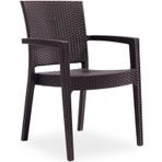 2 Ad Comfort Rattan Bahçe Koltuğu Balkon Teras Mutfak Sandalyesi