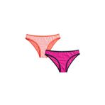2 Adet 1 Paket Pembe-Turuncu Bikini Altı