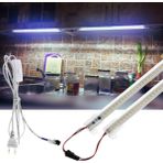 2 Adet 100 cm 220V Şeffaf Çubuk Bar LED Beyaz Işık ve Butonlu Fiş SB-6553 - 1 m