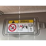 2 Adet 13 Cm Araba Güneşlik Ayna Airbag Etiket Yapıştırma