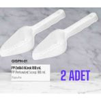 2 Adet 180 Ml,delikli, Yarı Şeffaf, Polipropilen Plastik Kürek, Un Küreği, Fırıncı Küreği, Zeytin Küreği, Bakliyat Küreği, Şeker Küreği, Tuz Küreği, Turşu Küreği, Buz Küreği,...