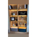 2 Adet 21 Lt Storage 1 Adet Yesil Ve 1 Adet Gri Cok Amacli Dolap Ici Duzenleyici Kutu