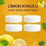 2 Adet 2X500 gr Nem Alıcı Rutubet ve Küf Önleyici Yedek Tablet Limon