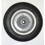 2 Adet 335x75mm Çelik Jantlı El Arabası Tekeri Burçlu Dublex Patlamaz içi Dolgu El Arabası Tekerlek