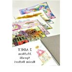 2 Adet 35X50 Cm Spiralli Karton Kapak Resim Defteri