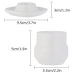 2 Adet 3x9.5 cm 5x5.5 cm Yumurta Seramik Standı Tutucular Porselen Standlar Raflar Ekran Tutucu Kaçak Avcılar Konteyner Bardak Yumurta Haşlanmış Servis Tepsisi Tabağı Bardak (Yurt Dışından) - Egg & Pancake Rings - Renkli