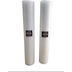 2 Adet 45CM x 5 Metre Kaydırmaz Raf Örtüsü Pvc Kaymaz Mutfak Raf Örtüsü Kaymaz Örtü - Şeffaf