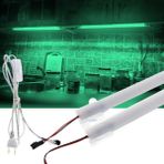 2 Adet 50 cm 220V Opak Çubuk Bar LED Yeşil Işık ve Butonlu Fiş SB-6553 - Opak Yeşil