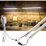 2 Adet 50 cm 220V Şeffaf Çubuk Bar LED Gün Işığı ve Butonlu Fiş SB-6553