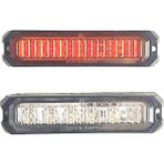 2 Adet 6 Ledli Turuncu-Beyaz Çakar Lamba 12-24 Volt