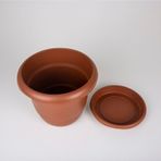 2 Adet 7.5lt Kaliteli Plastik Saksı Çiçek Saksısı Bahçe Balkon Saksıları