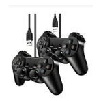 2 Adet A Kalite Titreşimli Analog Kol Oyuncu Kolu Pc Ps3 Tv Laptop Uyumlu Joystick Oyun Kolu - Siyah