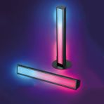 2 Adet Akıllı LED Lightbar RGB Ortam Lambası Play Lightbar 16 Milyon Renkli Oyun Lambası Senkronizasyon Müzik TV Arka Aydınlatmalı Oyun, Film, PC, Oda Dekorasyonu için