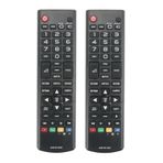 2 adet ALLIMITY AKB74915380 AKB74915389 Yedek Uzaktan Kumanda LG Full HD 1080P LED TV 55UH7700 50IN5400 AKB74915387 55LA690V 42PN450B 47IN5400 42PN450 42PN455 30B