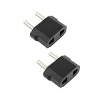 2 adet Amerikan Fiş Türk Sistemine Çevirici Adaptor Fiş Düz Fişi Topraklı Priz Yuvasına Uyum Adaptör
