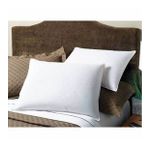 2 Adet Antialerjik Boncuk Silikon Yastık 50x70CM 800Gr Dış Kumaş %100 Pamuk Beyaz Renk Yıkanabılınır