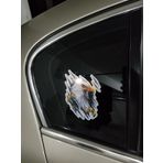 2 Adet Araba Kelebek Cam İçin Kartal Resmi Sticker Yapıştırma 14CM