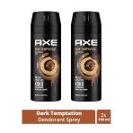 2 Adet Axe Dark Temptatıon Bay Parfüm Kofre 150 Ml