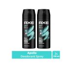 2 Adet Axe Sprey Deodorant Apollo 48 Saat Etkileyici Koku Vücut Spreyi 150 Ml