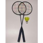 2 Adet Badminton Raketi & 1 Adet Badminton Topu Oyun Seti SİYAH