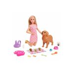 2 Adet Barbie ve Yeni Doğan Köpekler Oyun Seti