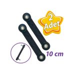 2 Adet Besik Sallama Aparati Siyah 10 Cm