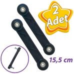 2 Adet Besik Sallama Aparati Siyah 15.5 Cm
