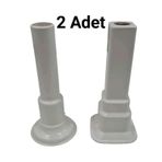 2 Adet Beyaz Kalorifer Petek Boru Gizleme Aparatı Kare