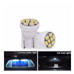 2 Adet Beyaz Renk - Mini Dipsiz Led Park Ampulü T10 - Her Araca Uyar
