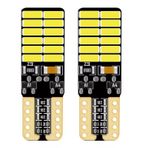 2 Adet Buz Mavi Renk T10 Dipsiz Led Ampul 24 Ledli Park Ampulü Gündüz Farı Yüksek Işık Güçlü