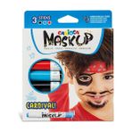 2 Adet Carioca Yüz Boyası 6G 3 Renk Carnival