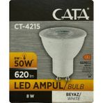 (2 Adet) Cata 8W (50W) 6500K (Beyaz Işık) Gu10 Duylu Led Spot Ampul