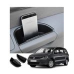 [2 adet] CDEFG V W Sharan 7N 2010+ Seat Alhambra için araç saklama kutusu araba kapısı iç çerçeve kutu kapakları iç aksesuar saklama kutusu