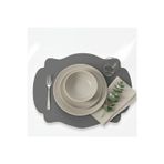 2 Adet Çift Yüz Kenar Dikişli Vizon Deri Amerikan Servis AS00120-33X44 cm Supla