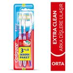 2 Adet Colgate Diş Fırçası Extra Clean 3'Lü