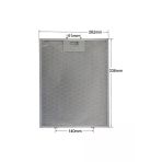 2 Adet Davlumbaz Filtresi 26,2 X 33,5 Cm 9189204750 335 X 262 Mm Beko Esty Silverline Termikel