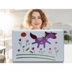 2 Adet Defter Sticker,laptop Sticker Küçük At Desenli Pvc 70X50X0,5CM